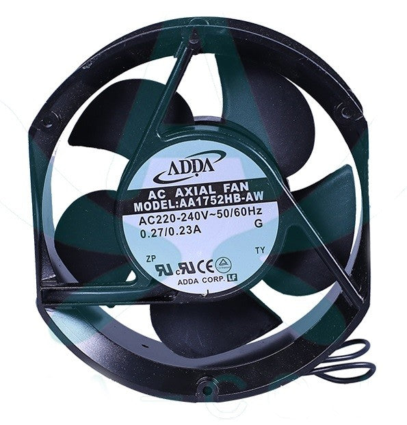 ADDA AA1752HB-AW 220/240V 0.27/0.23A 2wires Cooling Fan ADDA AA1752HB-AW 220/240V 0.27/0.23A 2wires Cooling Fan